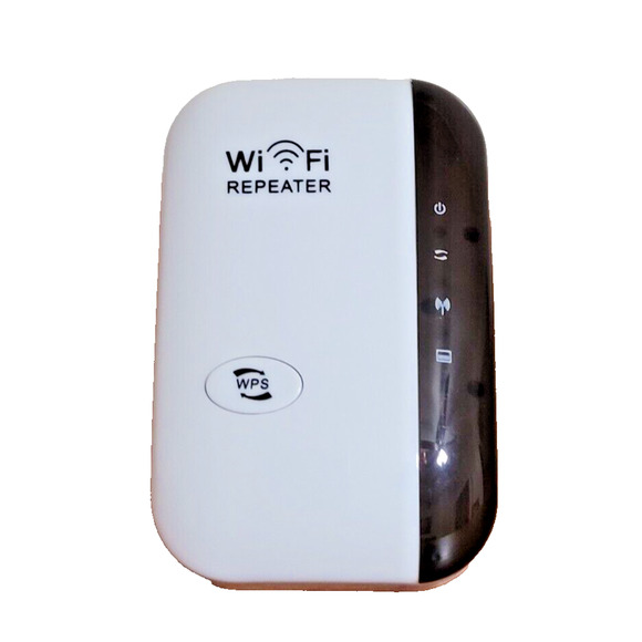 Universal WiFi Signal Booster 300Mbps Wireless-N 2.4GHz Internet Extender White - Picture 6 of 9